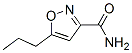 3-Isoxazolecarboxamide,  5-propyl- Struktur