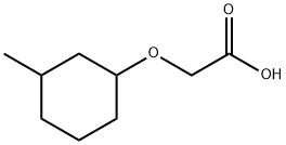 2-[(3-methylcyclohexyl)oxy]acetic acid Struktur