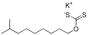 potassium O-isodecyl dithiocarbonate Struktur