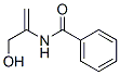 Benzamide,  N-[1-(hydroxymethyl)vinyl]-  (7CI) Struktur