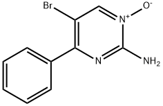 2-Amino-5-bromo-4-phenylpyrimidine 1-oxide Struktur