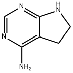 4-Amino-7H-pyrrolo[2,3-d]pyrimidine hydrogen sulfate Struktur