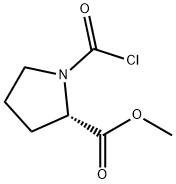 methyl 1-(chlorocarbonyl)-L-prolinate Struktur