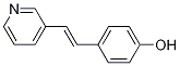 (E)-4-(2-(pyridin-3-yl)vinyl)phenol Struktur