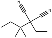 Ethyl(1,1-dimethylpropyl)malononitrile Struktur