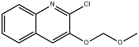 2-chloro-3-(methoxymethoxy)quinoline Struktur