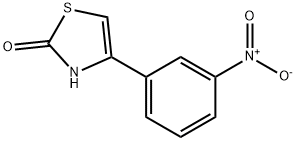 4-(3-NITROPHENYL)-2(3H)-THIAZOLONE Struktur