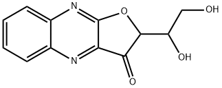 Furo[2,3-b]quinoxalin-3(2H)-one,  2-(1,2-dihydroxyethyl)- Struktur