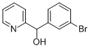 A-(3-BROMOPHENYL)-2-PYRIDINEMETHANOL Struktur