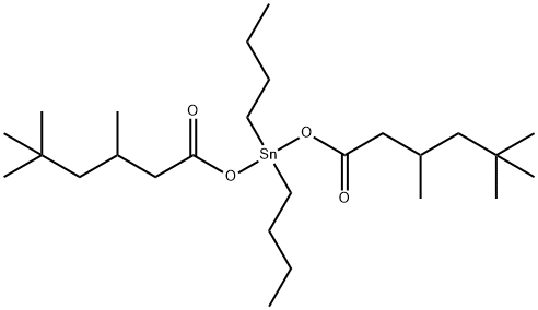 dibutylbis[(3,5,5-trimethylhexanoyl)oxy]stannane Struktur