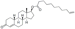 17-beta-hydroxyestr-4-en-3-one 17-(undec-10-enoate) Struktur