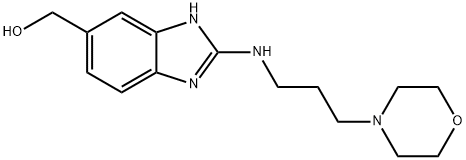 (2-((3-Morpholinopropyl)aMino)-1H-benzo[d]iMidazol-6-yl)Methanol Struktur