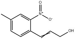 (E)-3-(4-Methyl-2-nitrophenyl)prop-2-en-1-ol Struktur