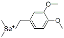 (2-(3,4-dimethoxyphenyl)ethyl)dimethylselenonium Struktur