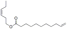 (Z)-hex-3-enyl undec-10-enoate  Struktur