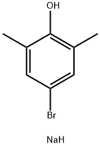 sodium 4-bromo-2,6-xylenolate Struktur