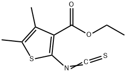 ETHYL 2-ISOTHIOCYANATO-4,5-DIMETHYLTHIOPHENE-3-CARBOXYLATE Struktur