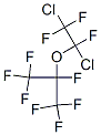 2-(1,2-dichloro-1,2,2-trifluoroethoxy)-1,1,1,2,3,3,3-heptafluoropropane Struktur