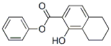 phenyl 5,6,7,8-tetrahydro-1-hydroxy-2-naphthoate Struktur