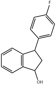 3-(4-fluorophenyl)indan-1-ol Struktur