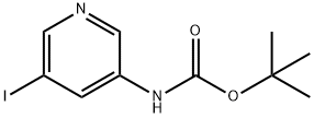 t-Butyl (5-iodopyridin-3-yl)carbamate Struktur