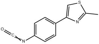 4-(4-ISOCYANATOPHENYL)-2-METHYL-1,3-THIAZOLE Struktur