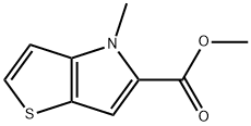 METHYL 4-METHYL-4H-THIENO[3,2-B]PYRROLE-5-CARBOXYLATE Struktur