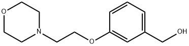 [3-(2-MORPHOLINOETHOXY)PHENYL]METHANOL Struktur