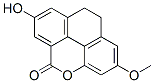 9,10-Dihydro-7-hydroxy-2-methoxy-5H-phenanthro[4,5-bcd]pyran-5-one Struktur