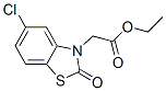 ethyl 5-chloro-2-oxo-2H-benzothiazole-3-acetate Struktur