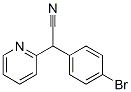 alpha-(4-bromophenyl)pyridine-2-acetonitrile Struktur