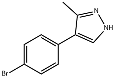 4-(4-Bromophenyl)-3-methyl-1H-pyrazole Struktur