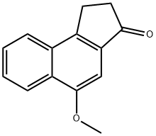 1,2-Dihydro-5-Methoxy-3-benz[e]inden-3-one Struktur