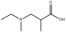 3-[ethyl(methyl)amino]-2-methylpropanoic acid hydrochloride Struktur