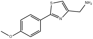 C-[2-(4-METHOXY-PHENYL)-THIAZOL-4-YL]-METHYLAMINE Struktur