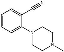 2-(4-METHYLPIPERAZIN-1-YL)BENZONITRILE Struktur