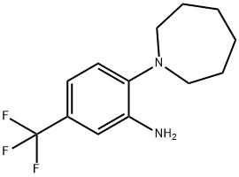 2-(1-Azepanyl)-5-(trifluoromethyl)aniline Struktur