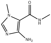 4-AMINO-N,1-DIMETHYL-1H-IMIDAZOLE-5-CARBOXAMIDE Struktur