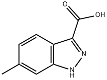 6-METHYL-3-(1H)INDAZOLE CARBOXYLIC ACID Struktur