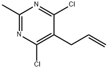 5-ALLYL-4,6-DICHLORO-2-METHYLPYRIMIDINE Struktur