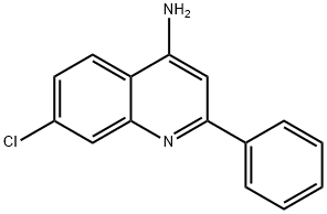 4-Amino-7-chloro-2-phenylquinoline Struktur