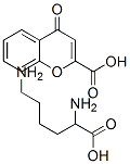 DL-lysine mono(4-oxo-4H-1-benzopyran-2-carboxylate) Struktur