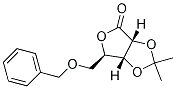 (3aR,6R,6aR)-6-(benzyloxyMethyl)-2,2-diMethyldihydrofuro[3,4-d][1,3]dioxol-4(3aH)-one Struktur