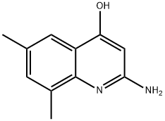 2-AMINO-4-HYDROXY-6,8-DIMETHYLQUINOLINE Struktur