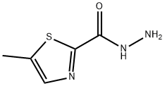 2-Thiazolecarboxylic  acid,  5-methyl-,  hydrazide Struktur