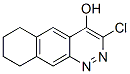 Benzo[g]cinnolin-4-ol,  3-chloro-6,7,8,9-tetrahydro- Struktur