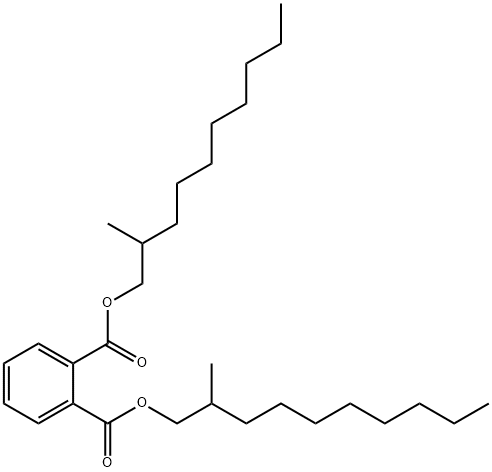 bis(2-methyldecyl) phthalate Struktur