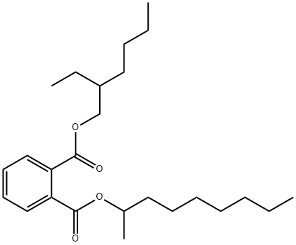 2-ethylhexyl nonyl phthalate Struktur