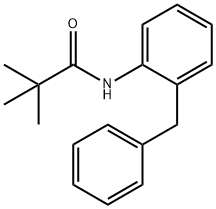 2'-BENZYL-2,2-DIMETHYLPROPIONANILIDE Struktur