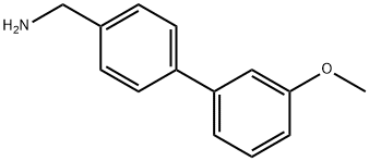 C-(3'-METHOXY-BIPHENYL-4-YL)-METHYLAMINE HYDROCHLORIDE Struktur